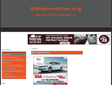 Tablet Screenshot of kleidermotten.org